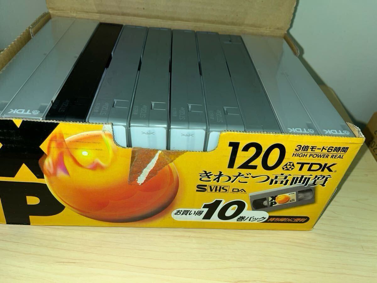 S-VHS видеолента TDK XP 10шт.@(.. нераспечатанный 4шт.@)-