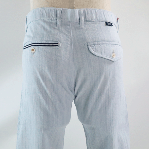 街の洋服屋フタバ 綿パンツ W90cm ラウラフェリーチェ138-2001-22 SS 春 夏 メンズ カジュアルパンツ 1點(diǎn)物 40代 50代 60代 ゴルフ