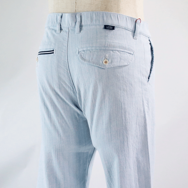 街の洋服屋フタバ 綿パンツ W90cm ラウラフェリーチェ138-2001-22 SS 春 夏 メンズ カジュアルパンツ 1點(diǎn)物 40代 50代 60代 ゴルフ