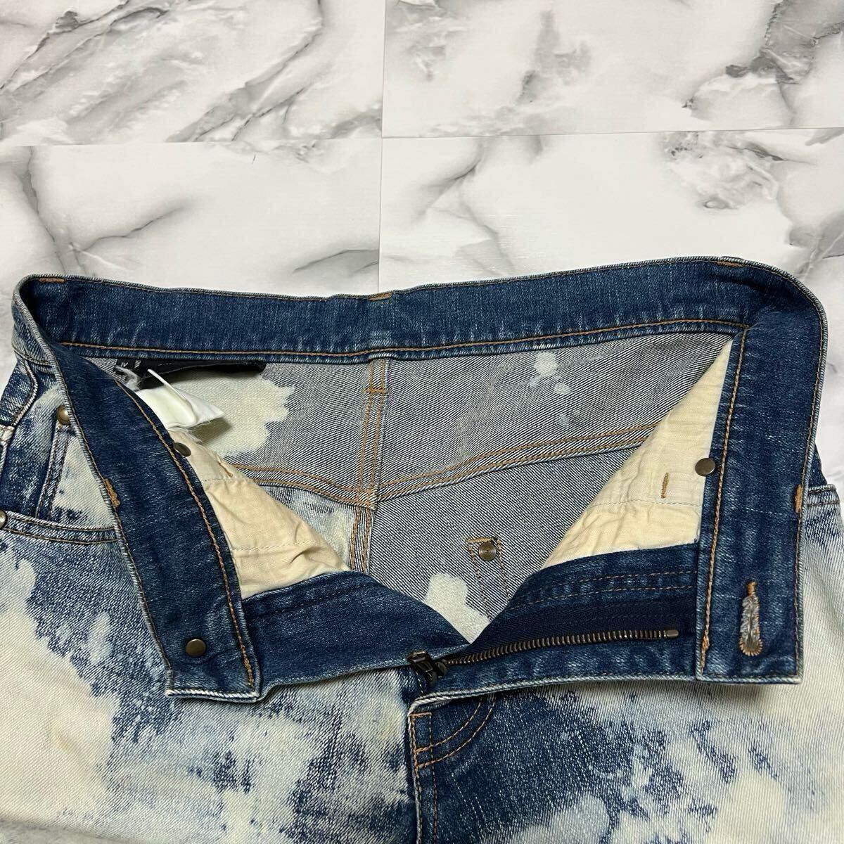  превосходный товар *unopyuunoug.-retore1piu1uguale3 Chemical woshu Denim брюки джинсы ji- хлеб 9 TAPERED популярный модель индиго 