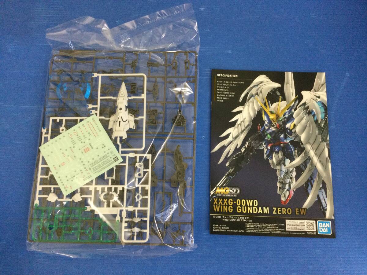 34】未組立 バンダイ MGSD ウイングガンダムゼロ EW(ガンダム