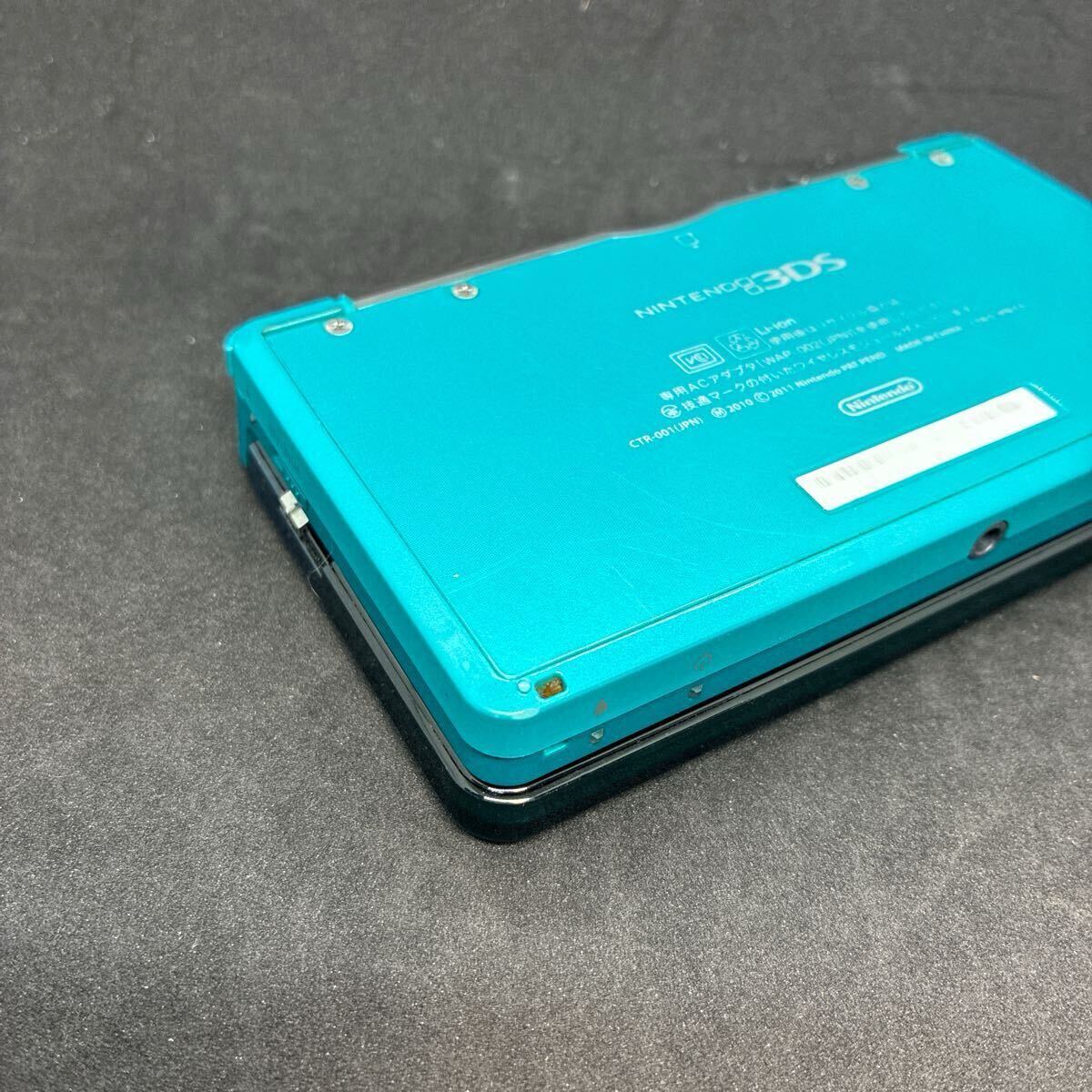 動作確認済 ニンテンドー3DS アクアブルー 傷あり