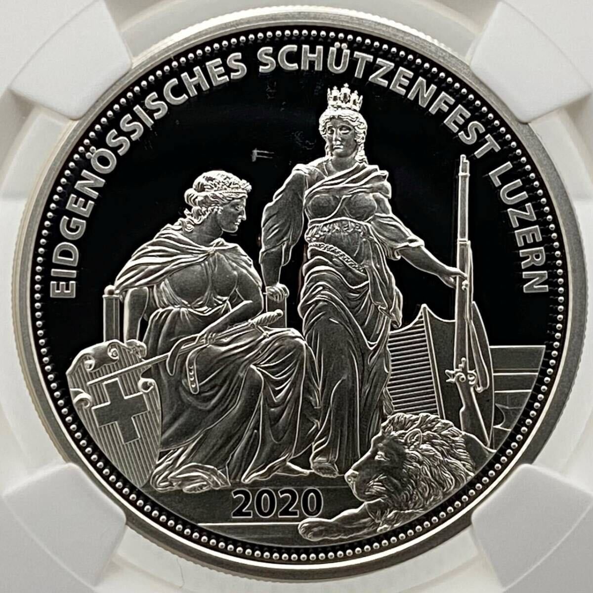 大きな取引 ☆1円スタート☆【最高鑑定】2020年 スイス 銀貨 NGC PF70 コレクション