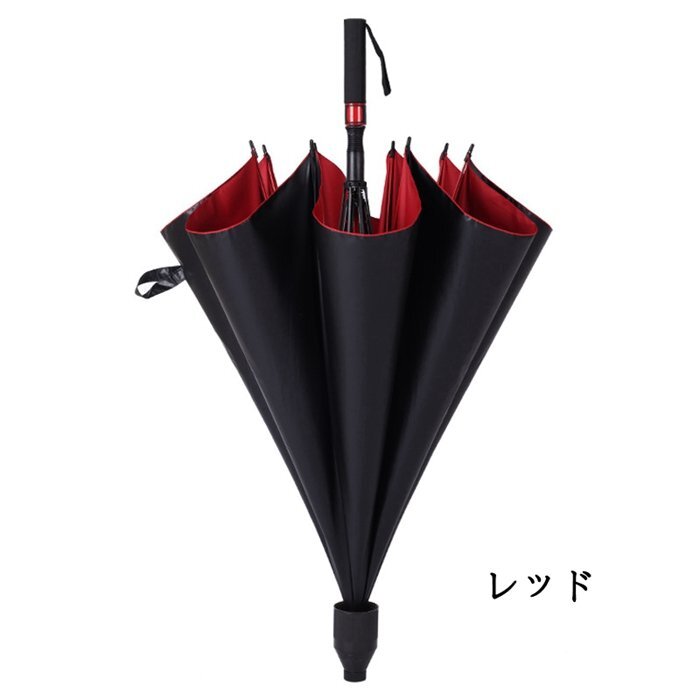 雨傘 ゴルフ ワンタッチ 自動(dòng)開(kāi) スライド式防水カバー付き傘 8本骨 長(zhǎng)傘 ジャンプ式 梅雨対策 晴雨兼用 シンプル