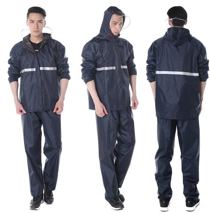 レインウェア 上下セット 2XL レインコート レディース メンズ レインスーツ 通気メッシュ 雨具 梅雨対策 自転車 バイク用