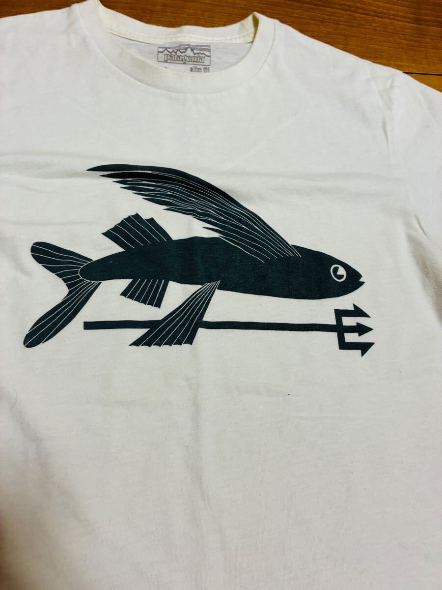 patagonia パタゴニア　p6 フライングフィッシュ　タンクトップ　tシャツ ２枚セット　グレー　白?。兀鹰单ぅ?ヴィンテージ 