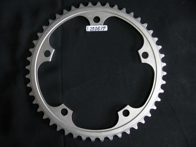 ピスト?競輪/NJS認(rèn)定sugino75【S3-cubic】大ギア厚歯48T/PCD:144mm鏡面美中古