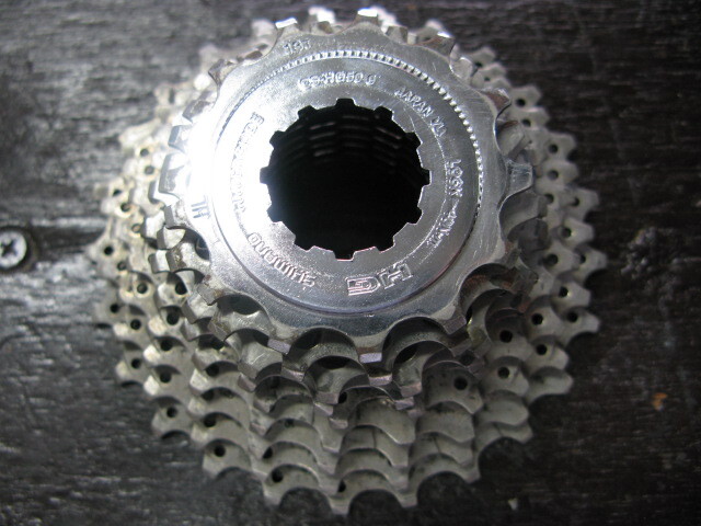 ロード?バイク/カセットスプロケットshimanoHG【CS-HG50】9speed美中古