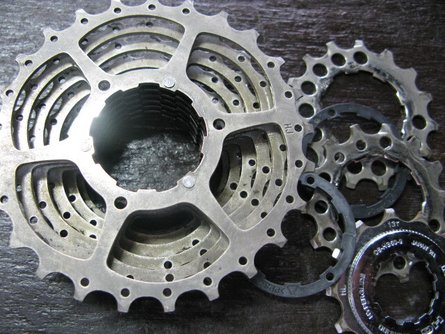 ロード?バイク/カセットスプロケットshimanoHG【CS-HG50】9speed美中古
