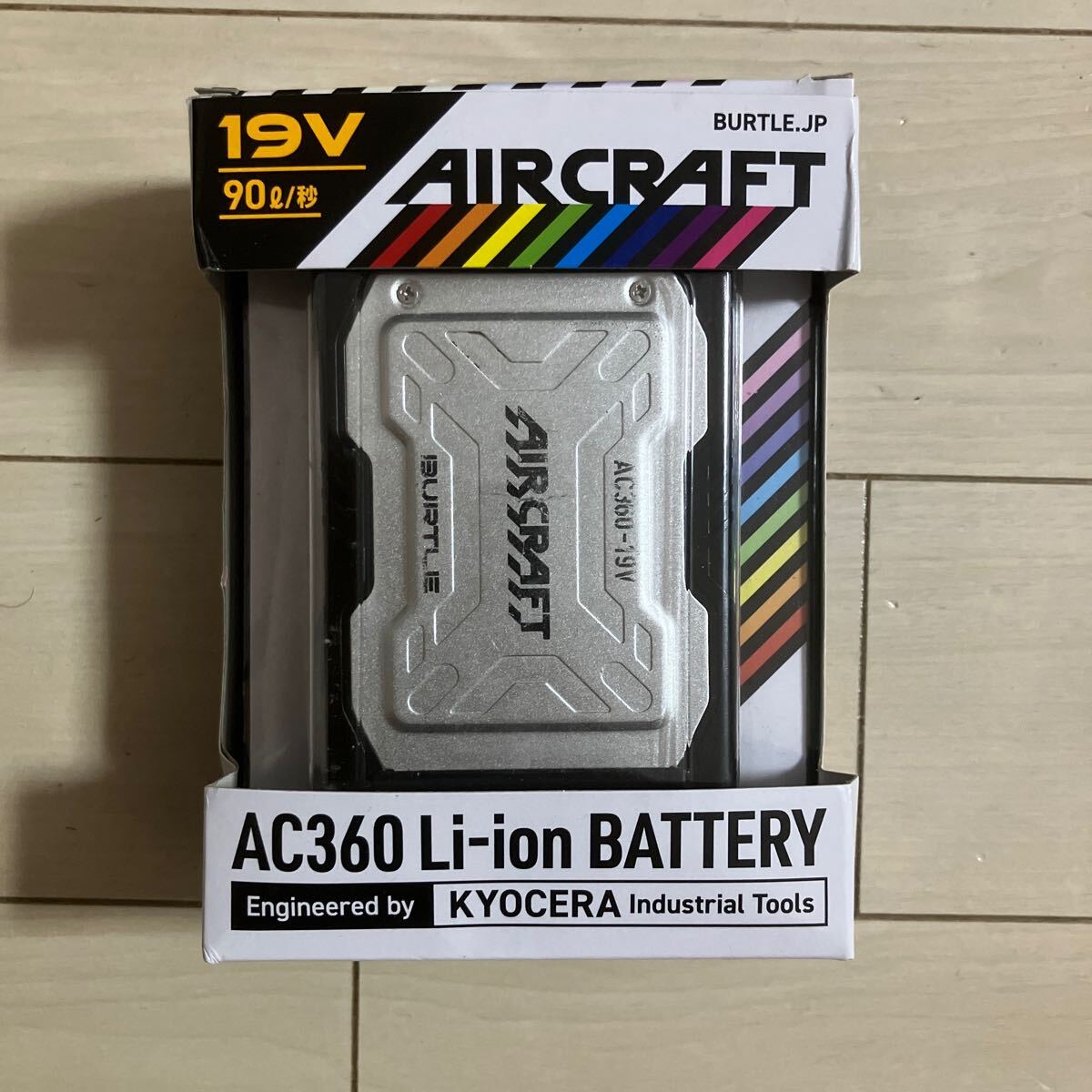 KYOCERA BURTLE 空調(diào)服用 純正 バッテリー 19V AC360 本體 動(dòng)作品 純正 ACアダプター付き 京セラ バートル 電動(dòng)工具 送料無(wú)料