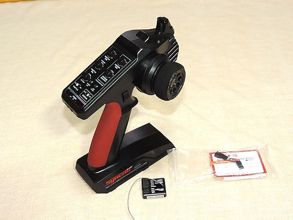 お値下げ✖️京商 プロポ メカ類セット ② 京商 プロポセット 送信機中古 新品の受信機付き (プロポセット