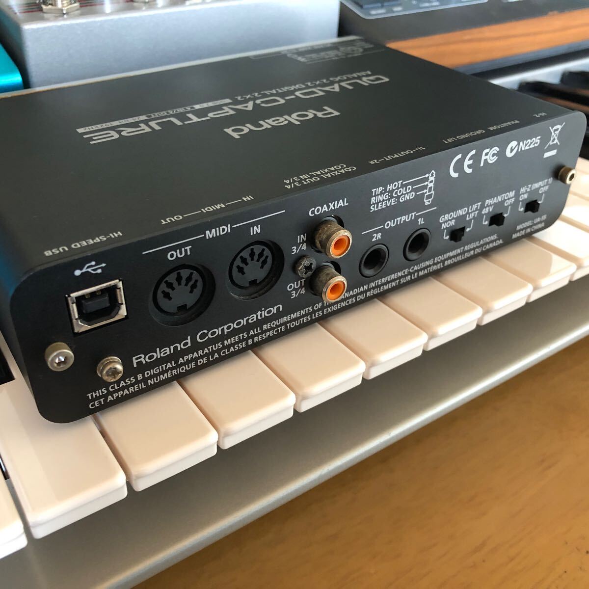 Roland Quad Capture UA-55 オーディオインターフェース