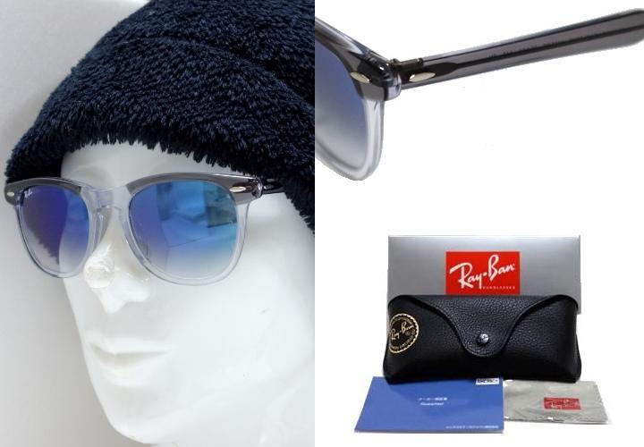 【Ray-Ban】レイバン　サングラス　RB2398F　13553F　グレイクリアー　フルフィットモデル　國內(nèi)正規(guī)品　　