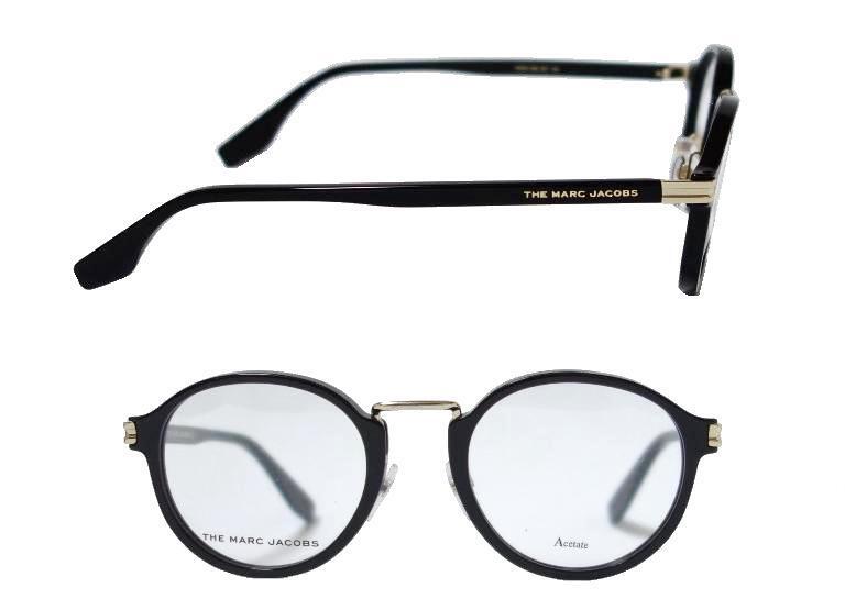 【MARC JACOBS】 マーク ジェイコブス　メガネフレーム　MARC 550　807　ブラック?ゴールド　國(guó)內(nèi)正規(guī)品