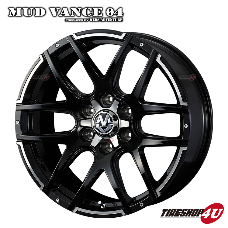 4本セット マッドヴァンス04 VANCE04 20x8.5J 6/139.7 +20 BP TOYO トーヨー オープンカントリー R/T 265/50R20 WL ハイラックス プラド