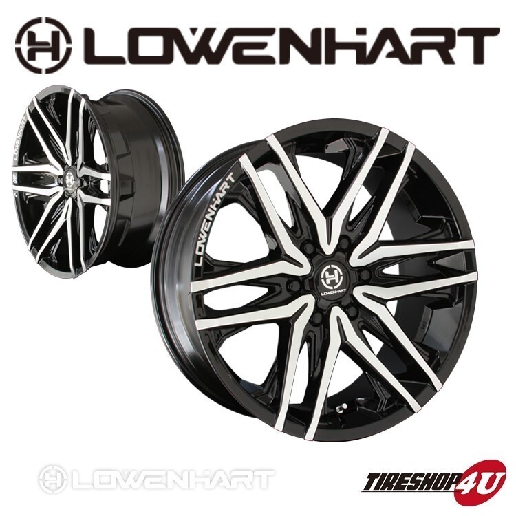 4本セット LOWENHART GXL306 20x8.5J 6/139.7+10 TOYO OPENCOUNTRY R/T 275/55R20 ホワイトレター ハイラックス カスタム O/Fサイズ