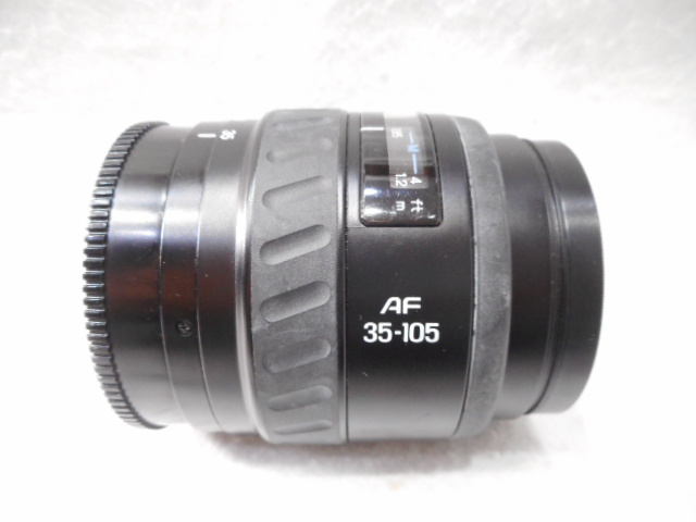 *MINOLTA AF ZOOM 35-105mm 1:3.5-4.5 100-300mm 1:4.5-5.6 объектив линзы USED товар . суммировать 2 пункт без коробки .