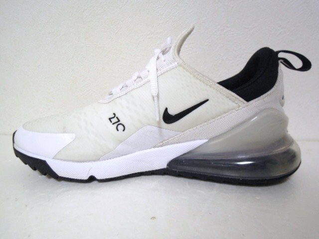 NIKE GOLF●ナイキ ゴルフ●ナイキ●CK6483-102●Air Max 270 G●エアーマックス●White/Black●ゴルフシューズ●美品
