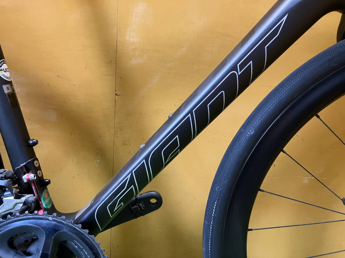【長野発★直接引き取りのみ!!】ロードバイク GIANT DEFY ADVANCED PRO2 サイズS マットローズウッド フルカーボン 格安★売切