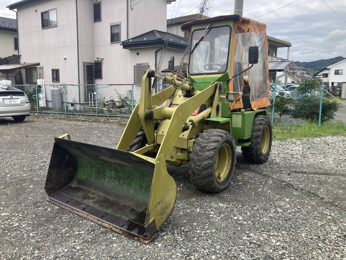 【長野発★実働稼働品!!】三菱 ホイールローダー WS200S 4WD 簡易キャビン!! 除雪機(jī) タイヤショベル 格安★売切
