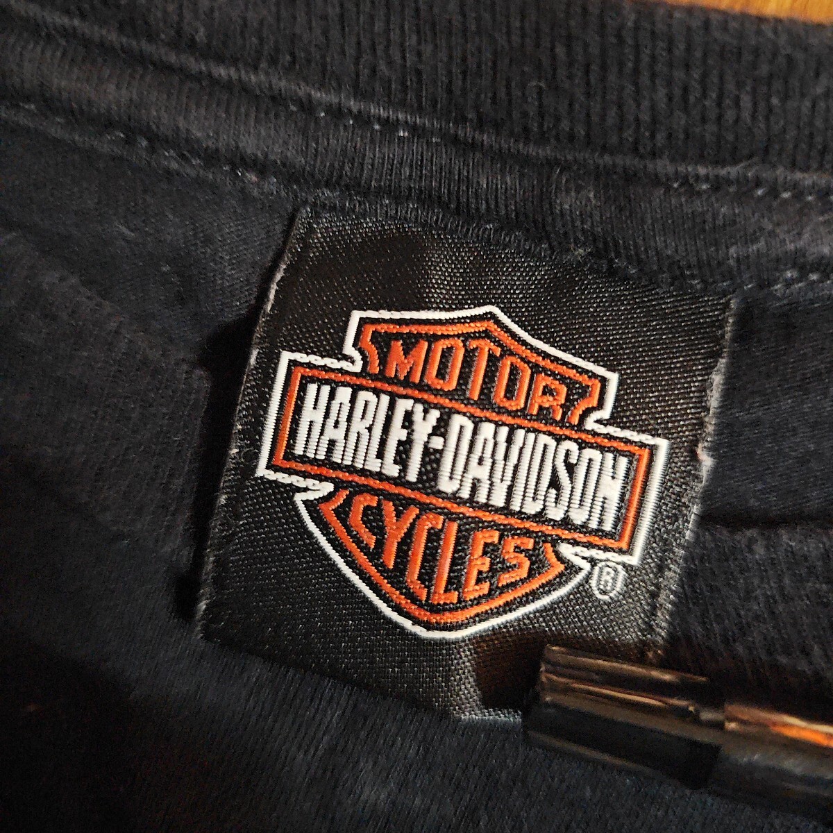 1 иен старт супер-скидка HARLEY DAVIDSON футболка Mgdo принт редкий редкость атмосфера серия Harley Tfe-do чувство 