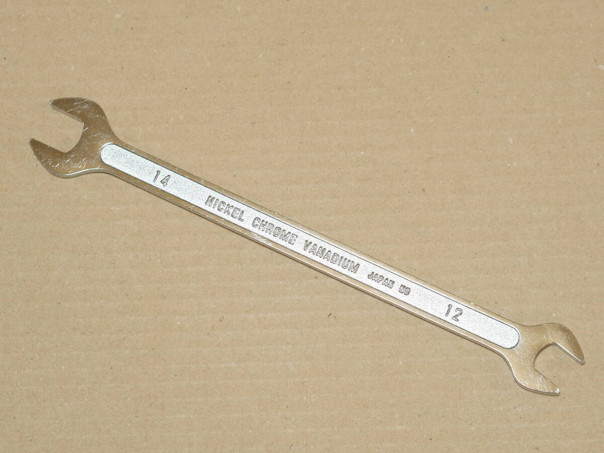 美品 KTC 12 14 mm 薄口 スパナ S20-12X14 検) S2-1214 S20 TONE DS-1214 両口_画像2