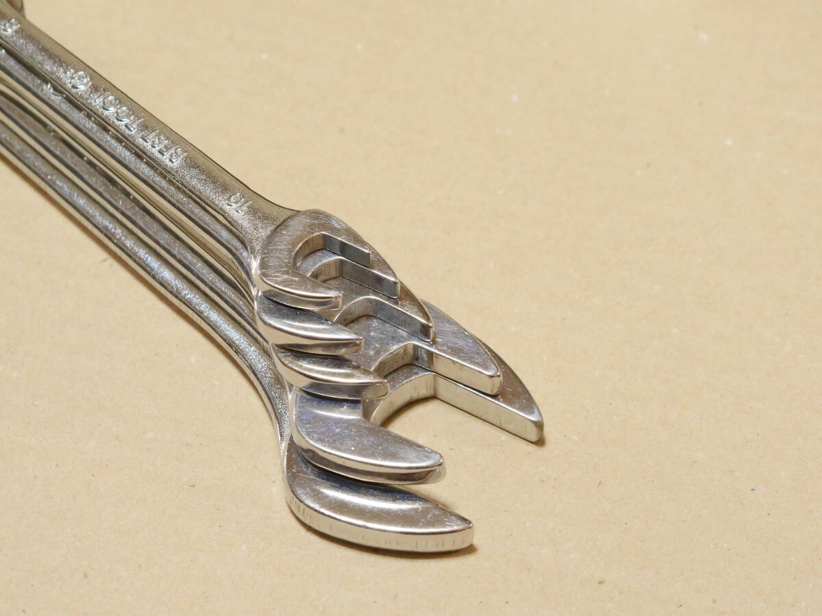 BEST TOOL 8 10 11 12 13 14 17 19 22 24 mm スパナ 両口 日本製 JIS 検) ベストツール KTC S2-1214 S2-2224 TONE トネ DS-1214 DS-2224_画像9