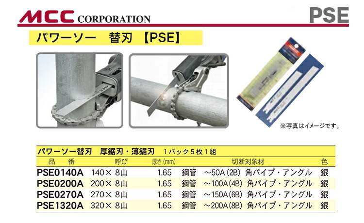 數(shù)量限定 〈MCC〉パワーソー　替刃　PSE1320A