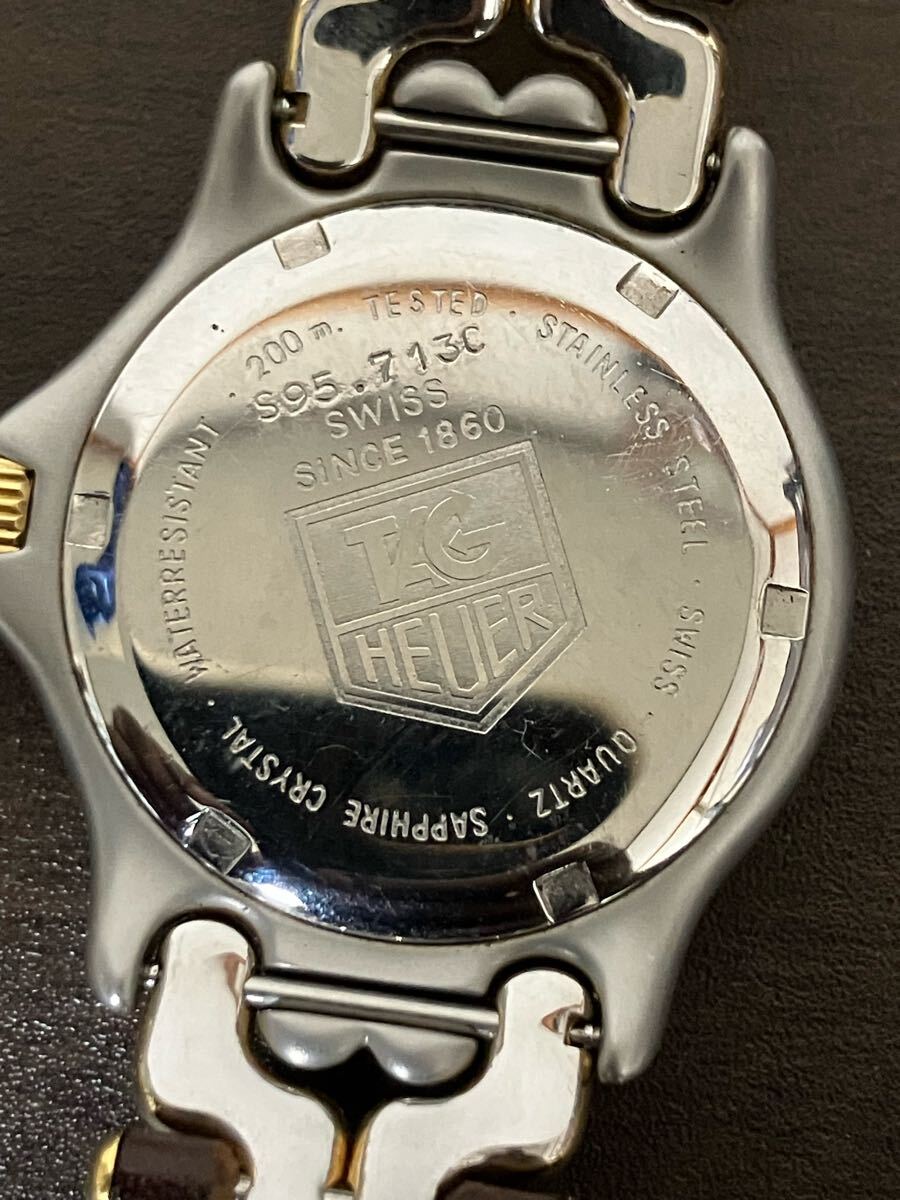 現(xiàn)狀品】TAG Heuer タグホイヤー S95.713C プロフェッショナル 200m メンズ クォーツ 腕時(shí)計(jì)