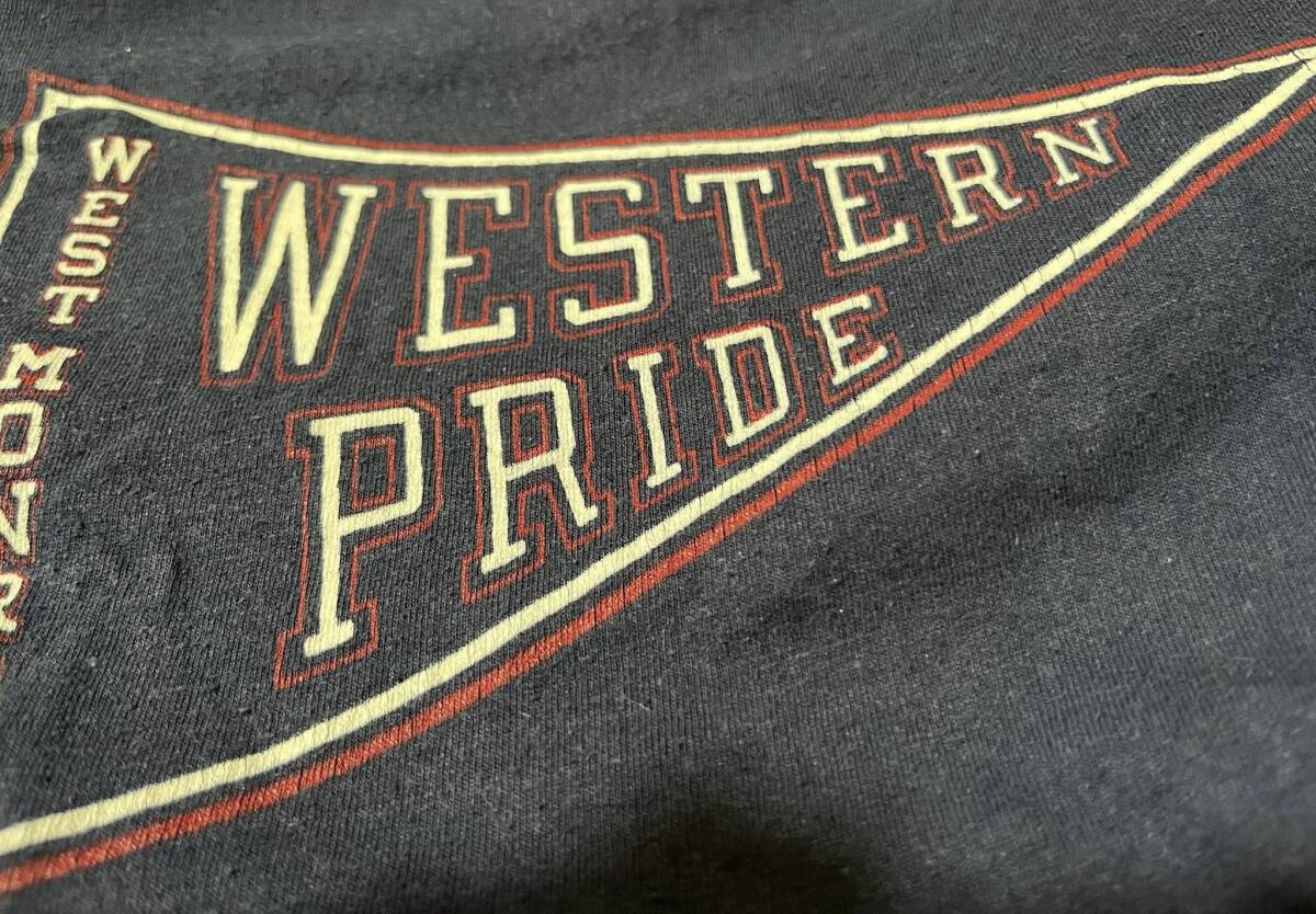 VINTAGE champion 80s BODY WEST MONROE WESTERN PRIDE チャンピオン バータグ ビンテージ ヴィンテージ カレッジ Tシャツ XL ゴタガレ _画像3