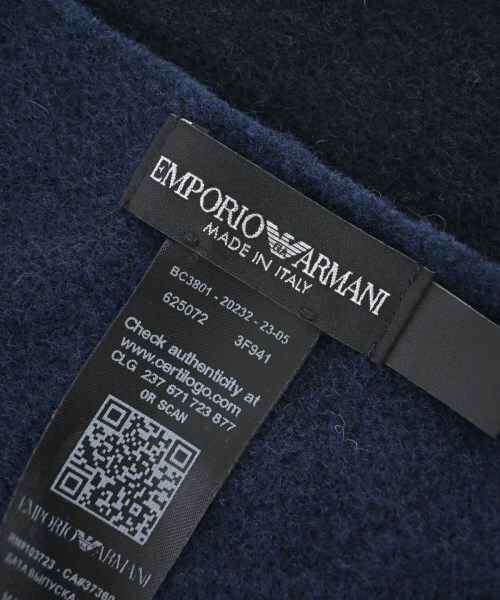 EMPORIO ARMANI マフラー メンズ エンポリオアルマーニ 中古　古着_画像3