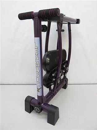 LEG MAGIC レッグマジック X 健康器具 折りたたみ式 エクササイズ マシン 簡単 便利 コンパクト パープル_画像2