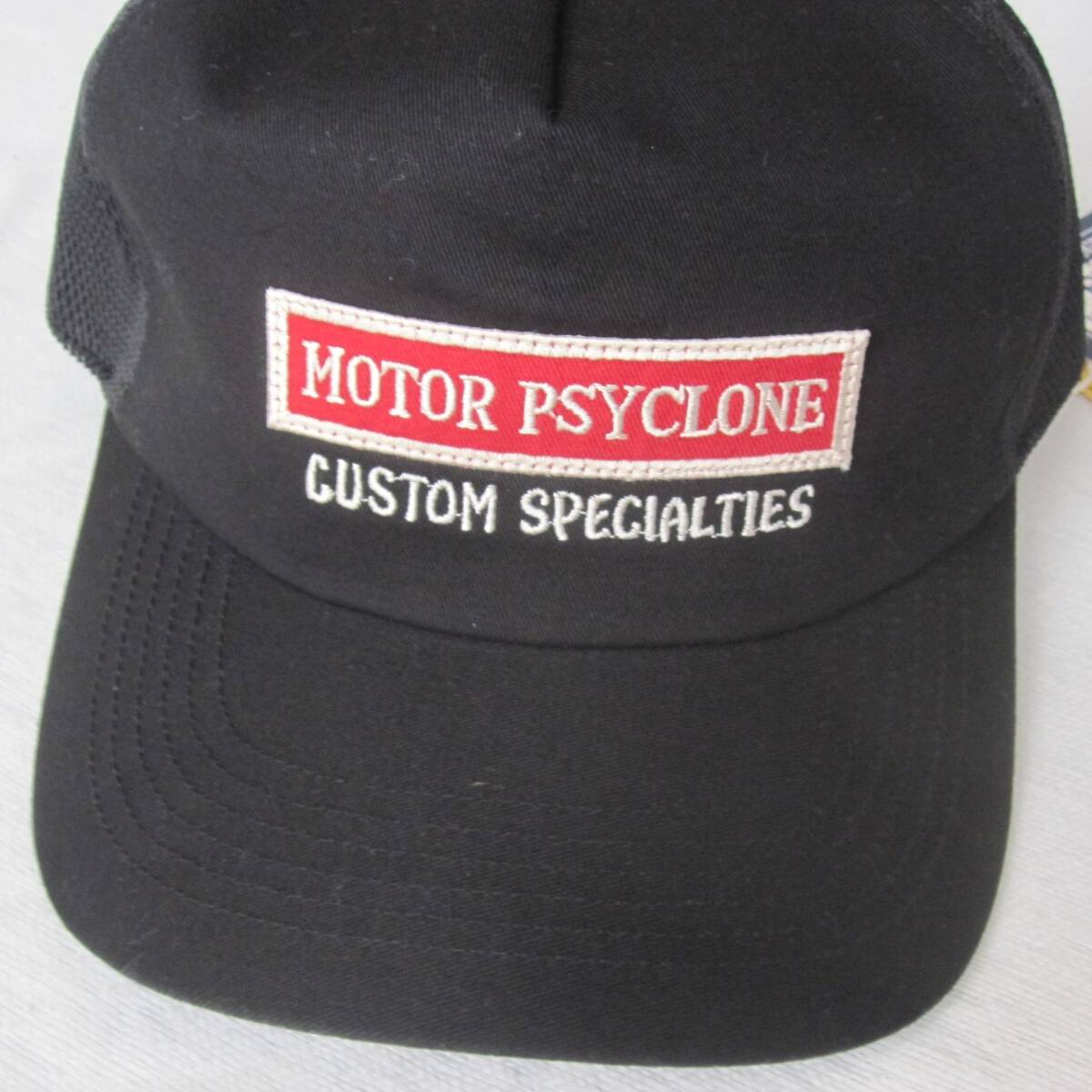 ☆新品 フリーホイーラーズ トラッカーキャップ “CUSTOM SPECIALTIES” 黒 / MOTOR PSYCLONE GARAGE SERIES / Freewheelers