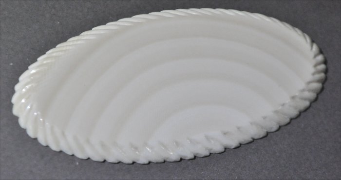 ナンタケットバスケット用のマンモス牙のロープ模様のオーバルプレート