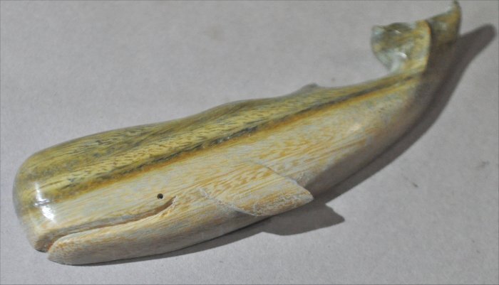 ナンタケットバスケット用のリグナムバイタ木材のクジラオーナメント