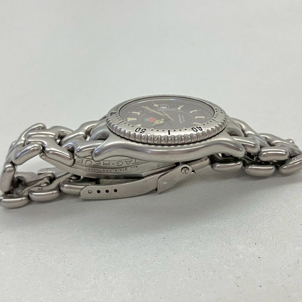 C027-K18-5775* TAG HEUER TAG Heuer S99.213M cell вращение оправа QUARTZ кварц Date мужские наручные часы KA