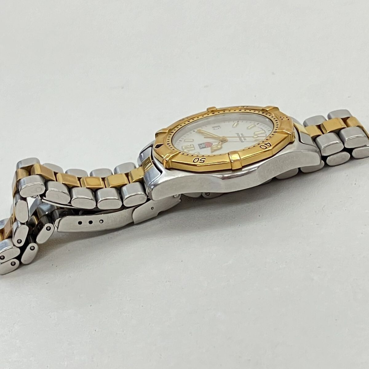 C192-C8-1412* [ батарейка заменена / работа ] TAG HEUER TAG Heuer WK1120 Professional 2000 серии Date кварц мужские наручные часы KA