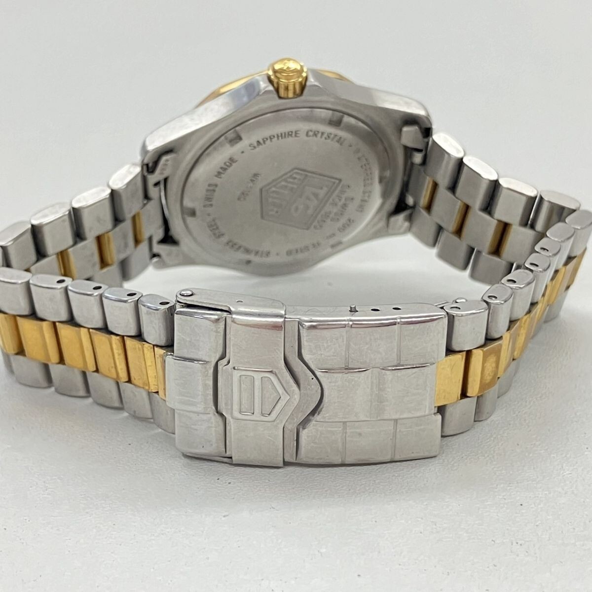 C192-C8-1412* [ батарейка заменена / работа ] TAG HEUER TAG Heuer WK1120 Professional 2000 серии Date кварц мужские наручные часы KA
