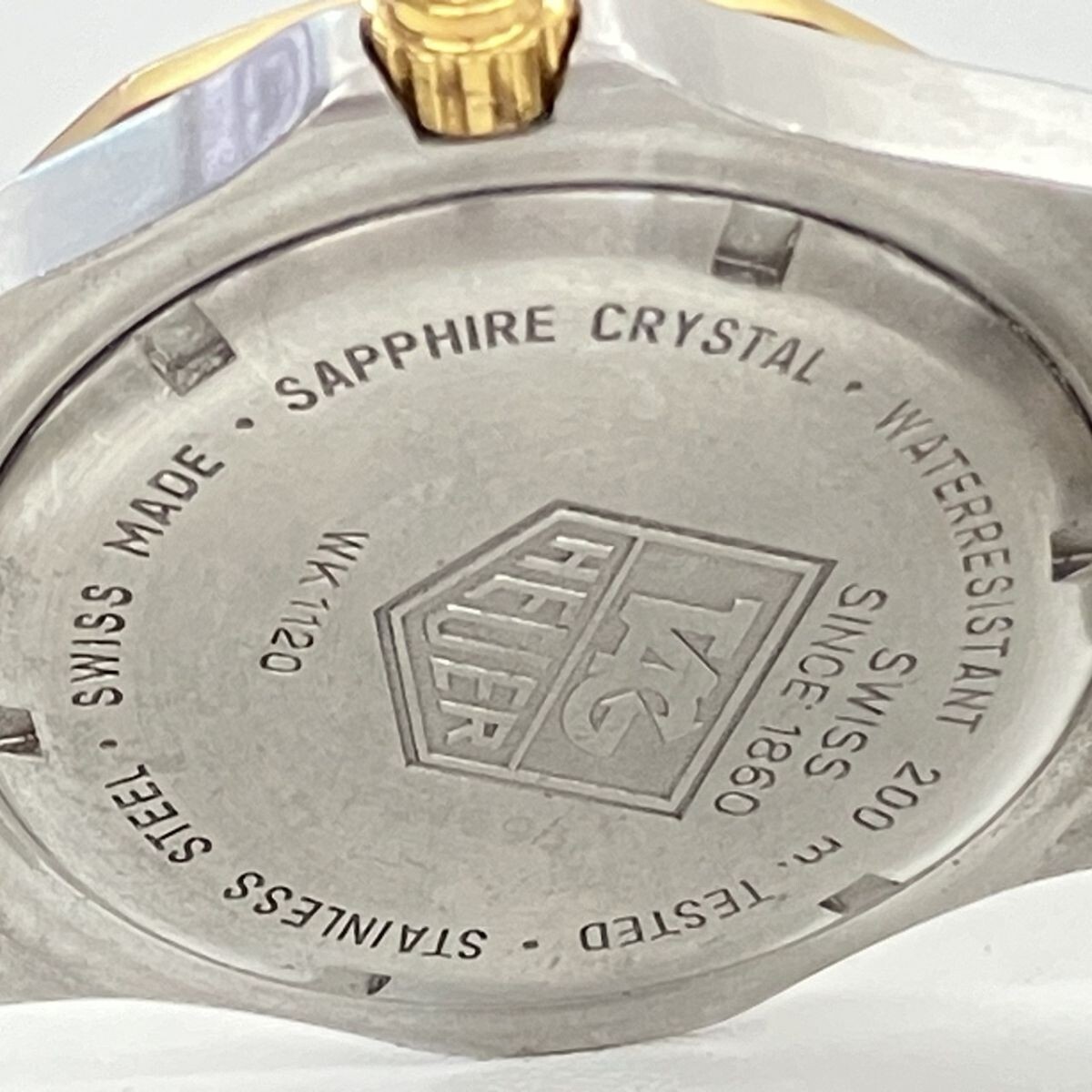 C192-C8-1412* [ батарейка заменена / работа ] TAG HEUER TAG Heuer WK1120 Professional 2000 серии Date кварц мужские наручные часы KA