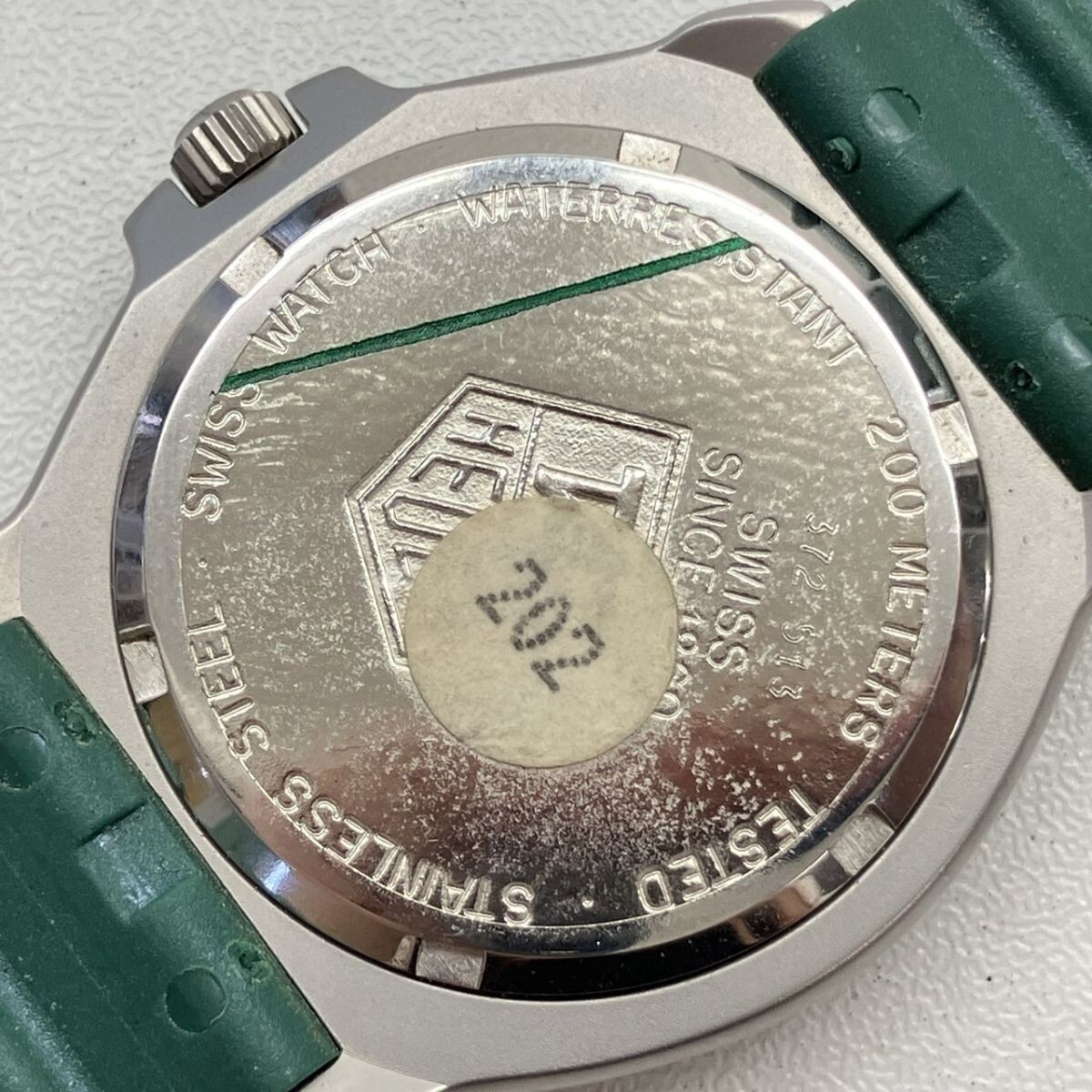 D044-I57-4332 【電池交換済み/稼働】 TAG HEUER タグホイヤー 372 513 フォーミュラ1 QUARTZ デイト 回転ベゼル メンズ腕時(shí)計(jì) ケース付 KA