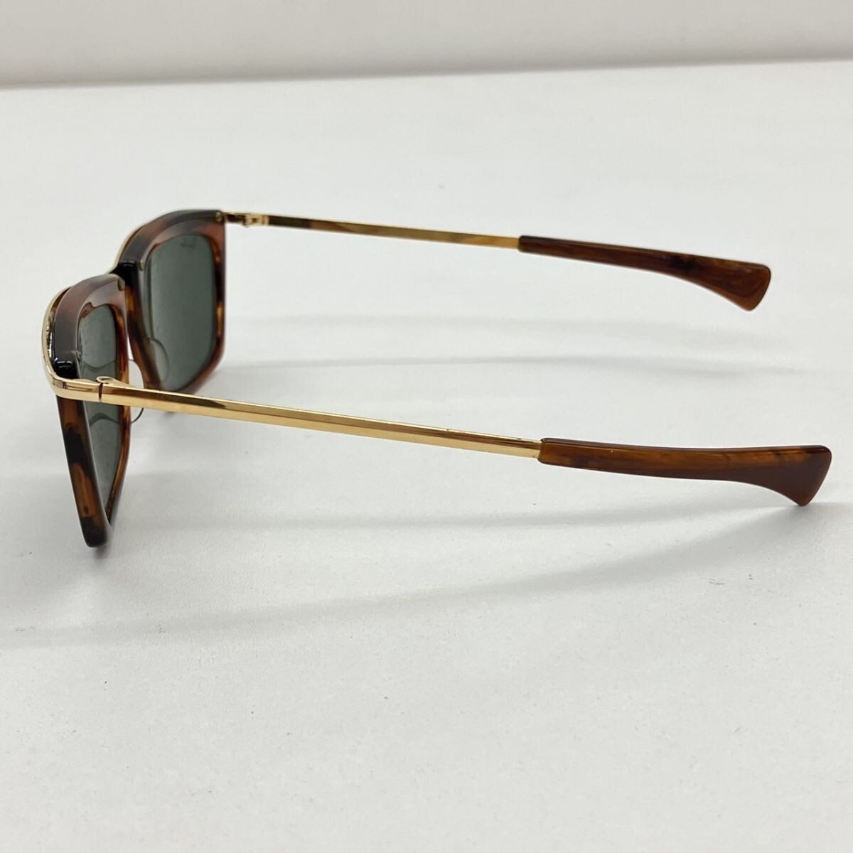 D076-I72-1138◎ Ray Ban レイバン サングラス カラーメガネ アイウェア 5 1/4 ソフトケース付き セルフレーム スクエア型 KA