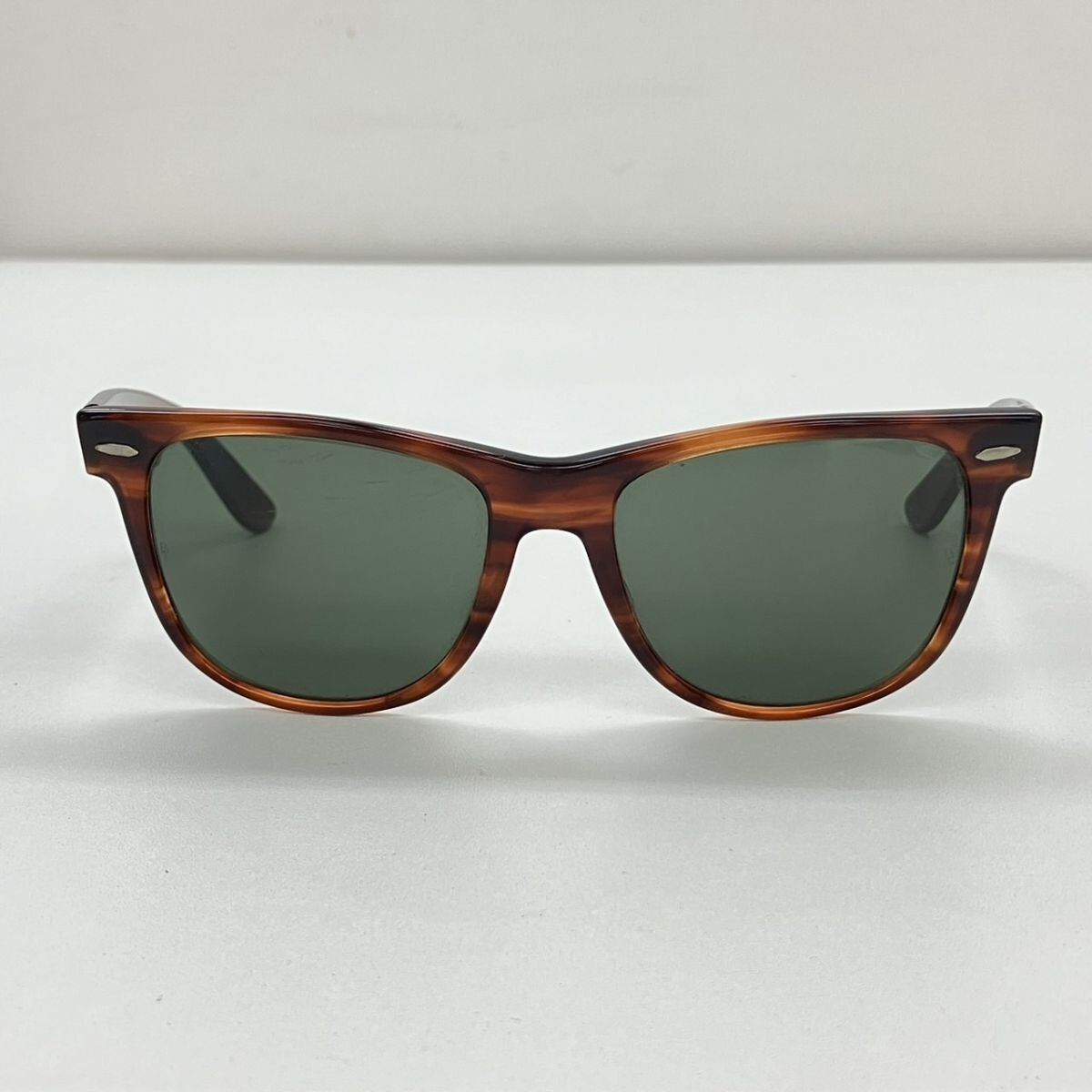 D077-ST10-997◎ Ray Ban レイバン サングラス カラーメガネ アイウェア WAYFARERⅡ セルフレーム ウェリントン型 KA