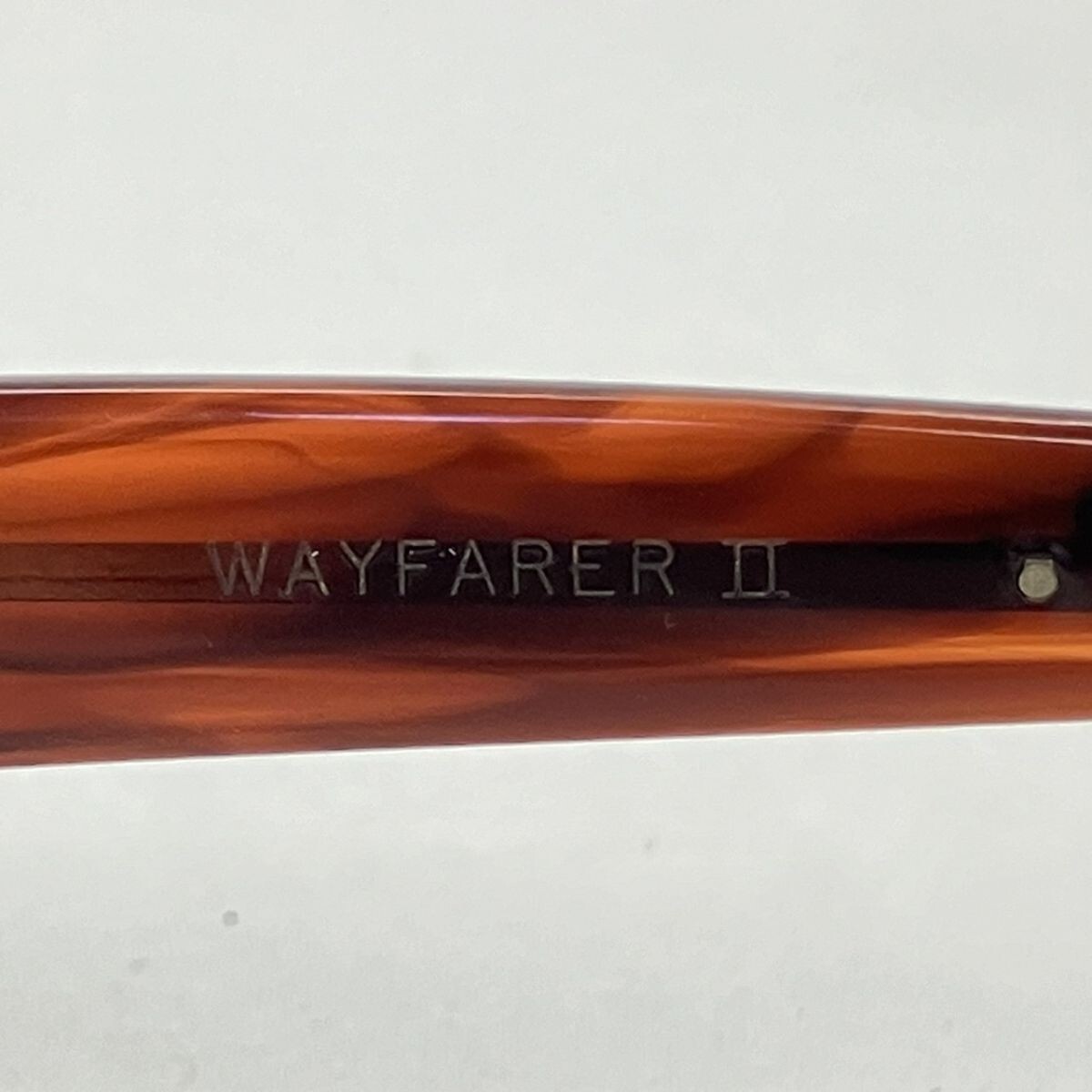 D077-ST10-997◎ Ray Ban レイバン サングラス カラーメガネ アイウェア WAYFARERⅡ セルフレーム ウェリントン型 KA