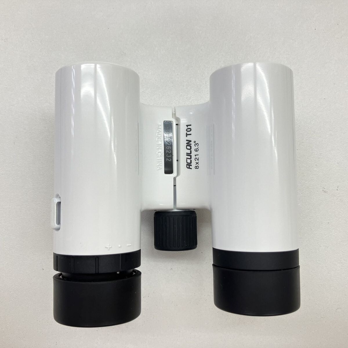 D115-I57-4256◎ Nikon ニコン 雙眼鏡 ACULON アキュロン T01 8×21 6.3° ホワイト 白 収納袋付き KA