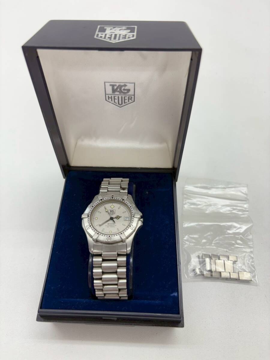 C214-I51-1638 TAG HEUER TAG Heuer 962.213 SS 2000 PROFESSIONAL 200M Date кварц мужские наручные часы с футляром KB