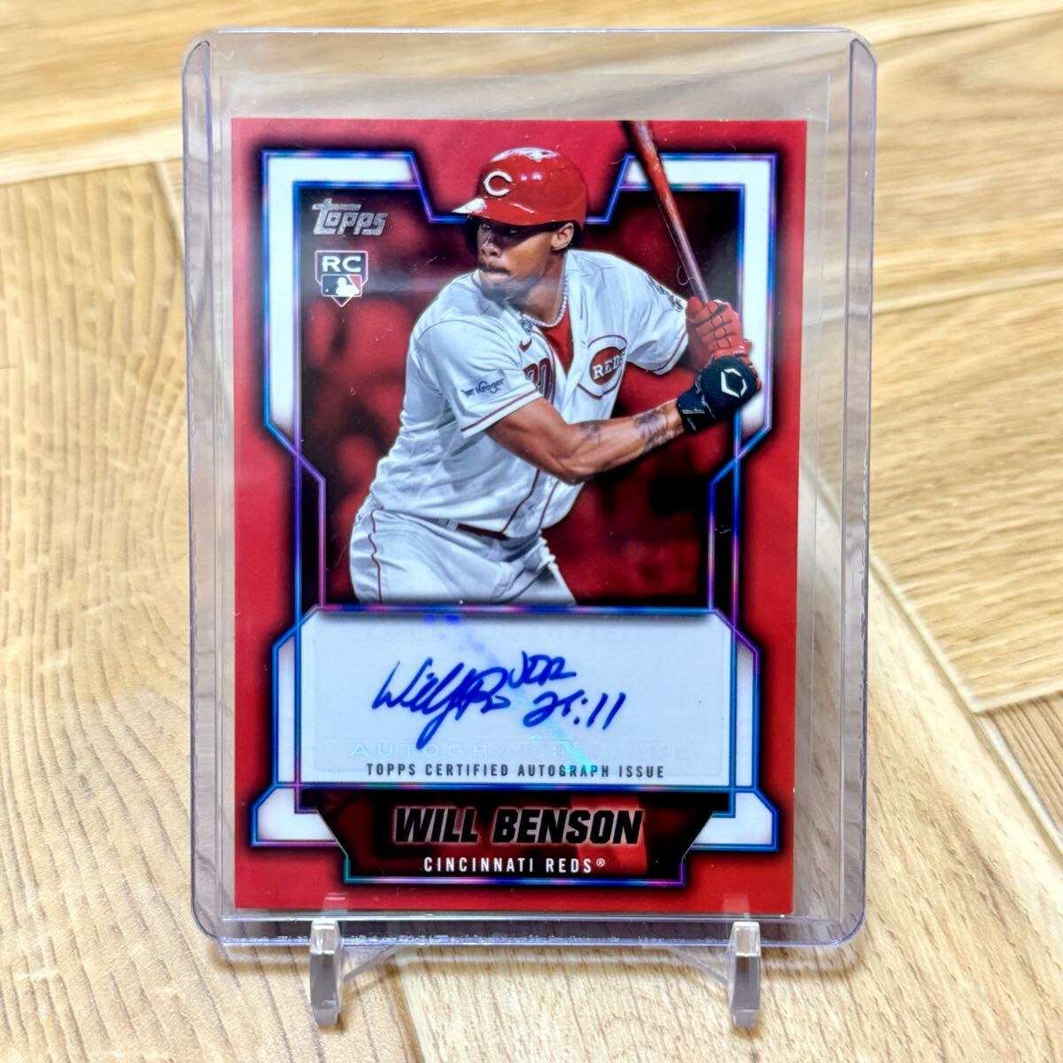 topps 2023 JAPAN Edition ウィルベンソン 直筆カード 1円スタート!2023 Topps Japan Edition Will Benson Cincinati