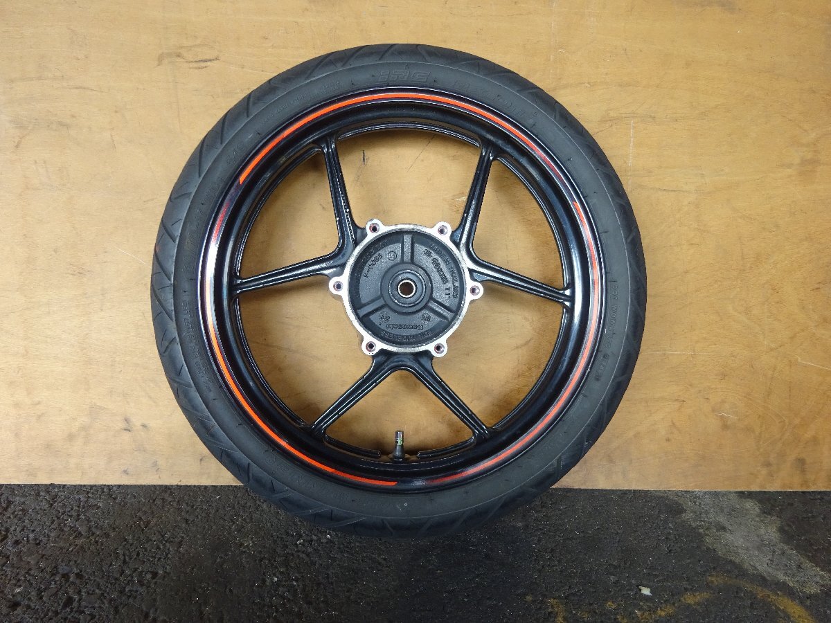 [Ｋ114] NINJA250R ニンジャ250R □ フロントホイール 17×2.75