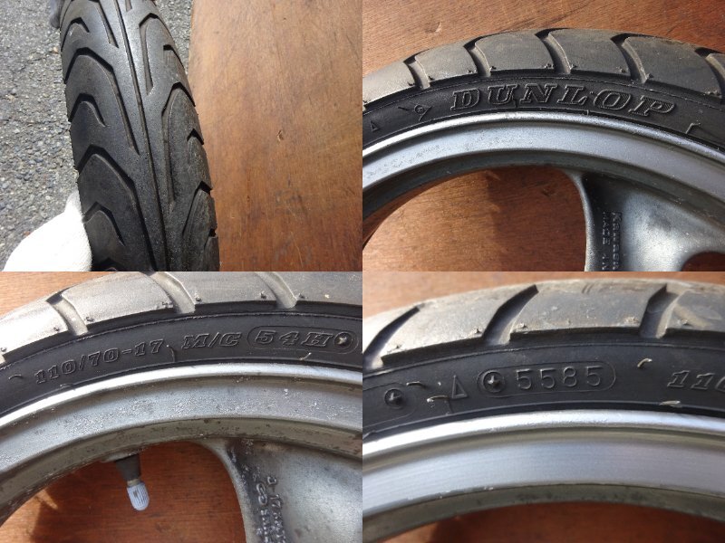[Ｋ113] BALIUS バリオス ZR250A ☆ フロントホイール 17×3.00