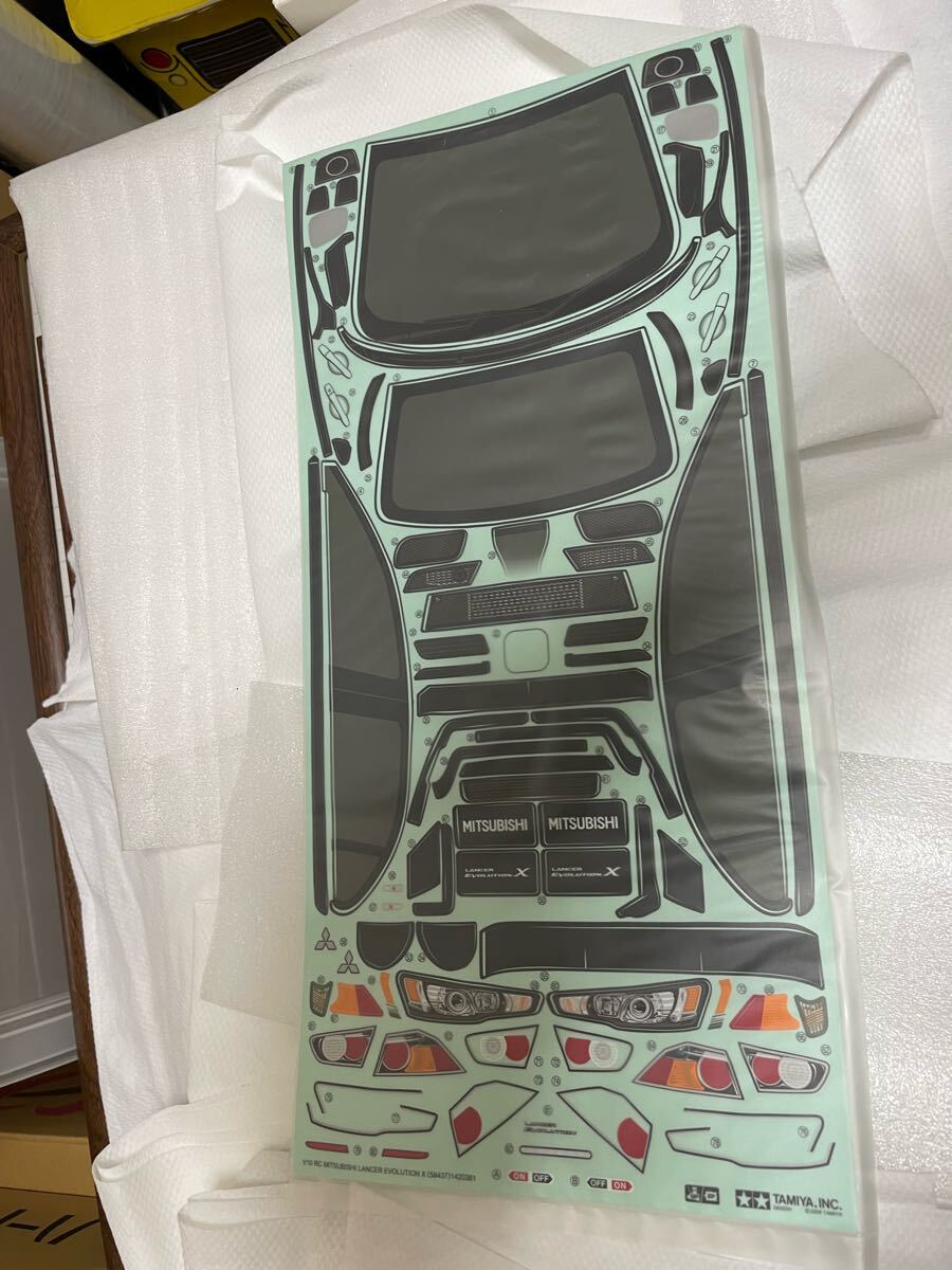 タミヤ スペアボディ ランサー ランエボ エボリューション X 新品未使用_画像3