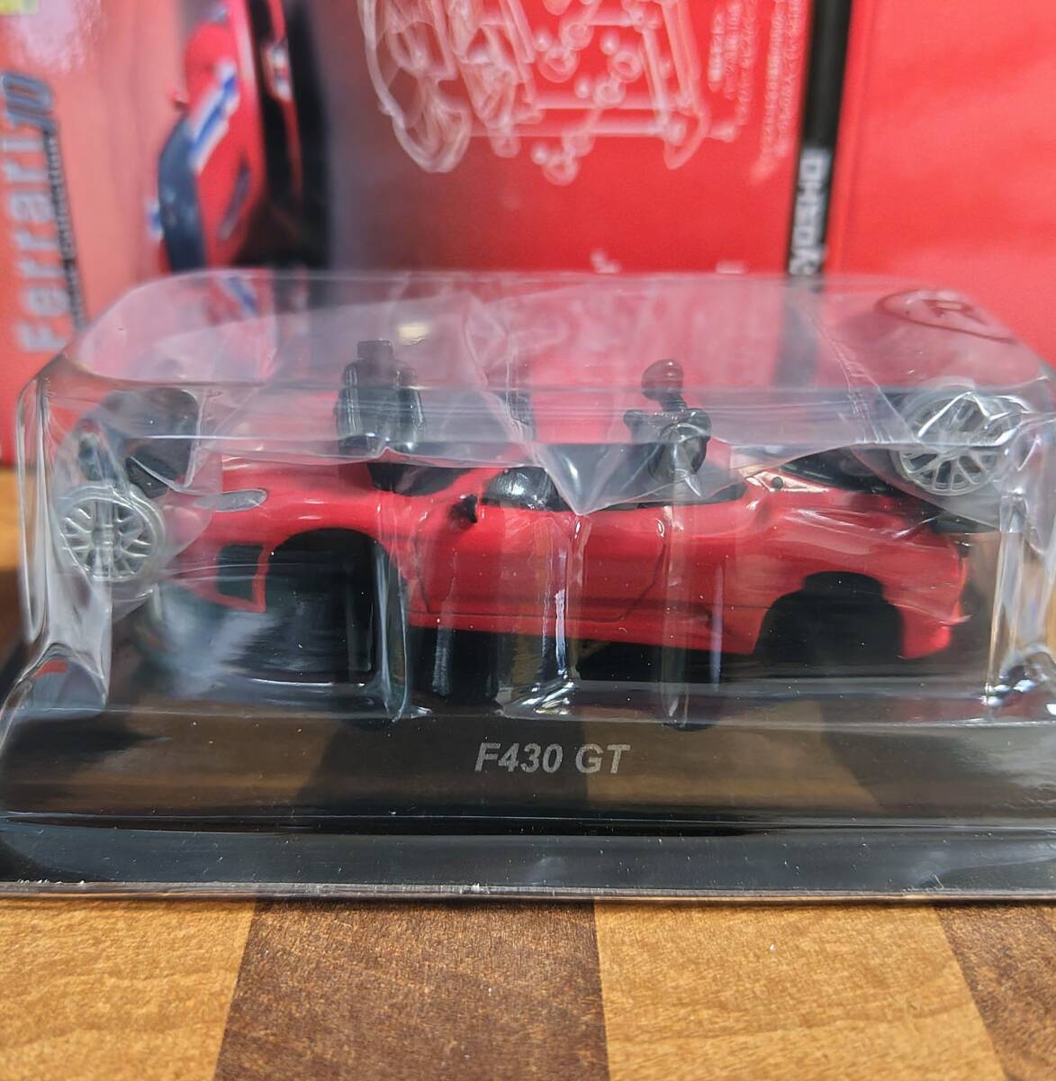 京商 1/64 フェラーリ10 F430 GT 赤